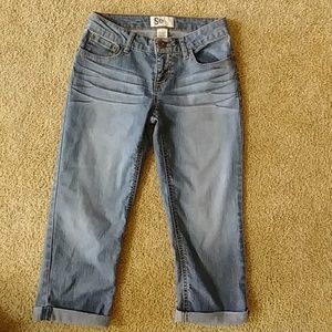 So size 1 capri jeans